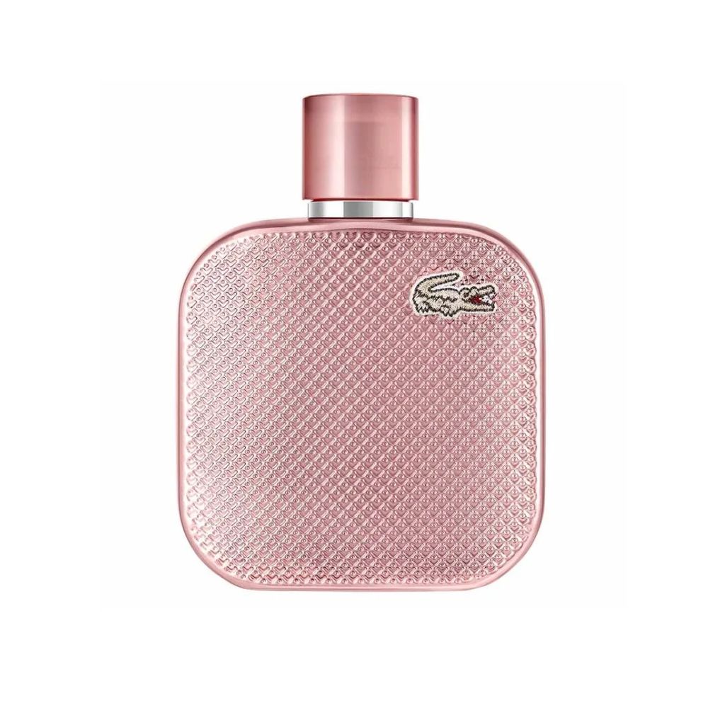 Frasco oficial do perfume LACOSTE L12.12 SILVER ROSE EDP 100ML