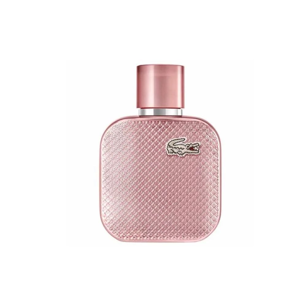 Frasco oficial do perfume LACOSTE L12.12 SILVER ROSE EDP 50ML