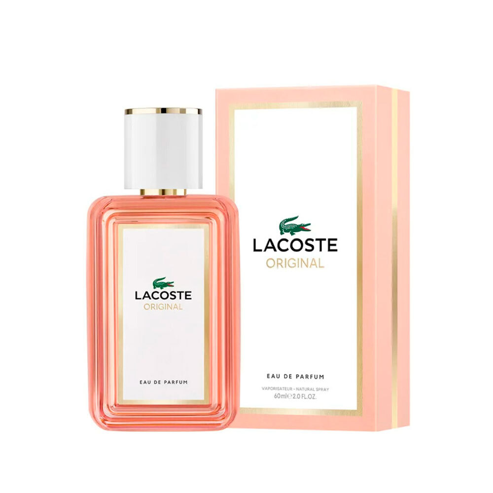 Frasco oficial do perfume LACOSTE ORIGINAL FEMME EDP 60ML