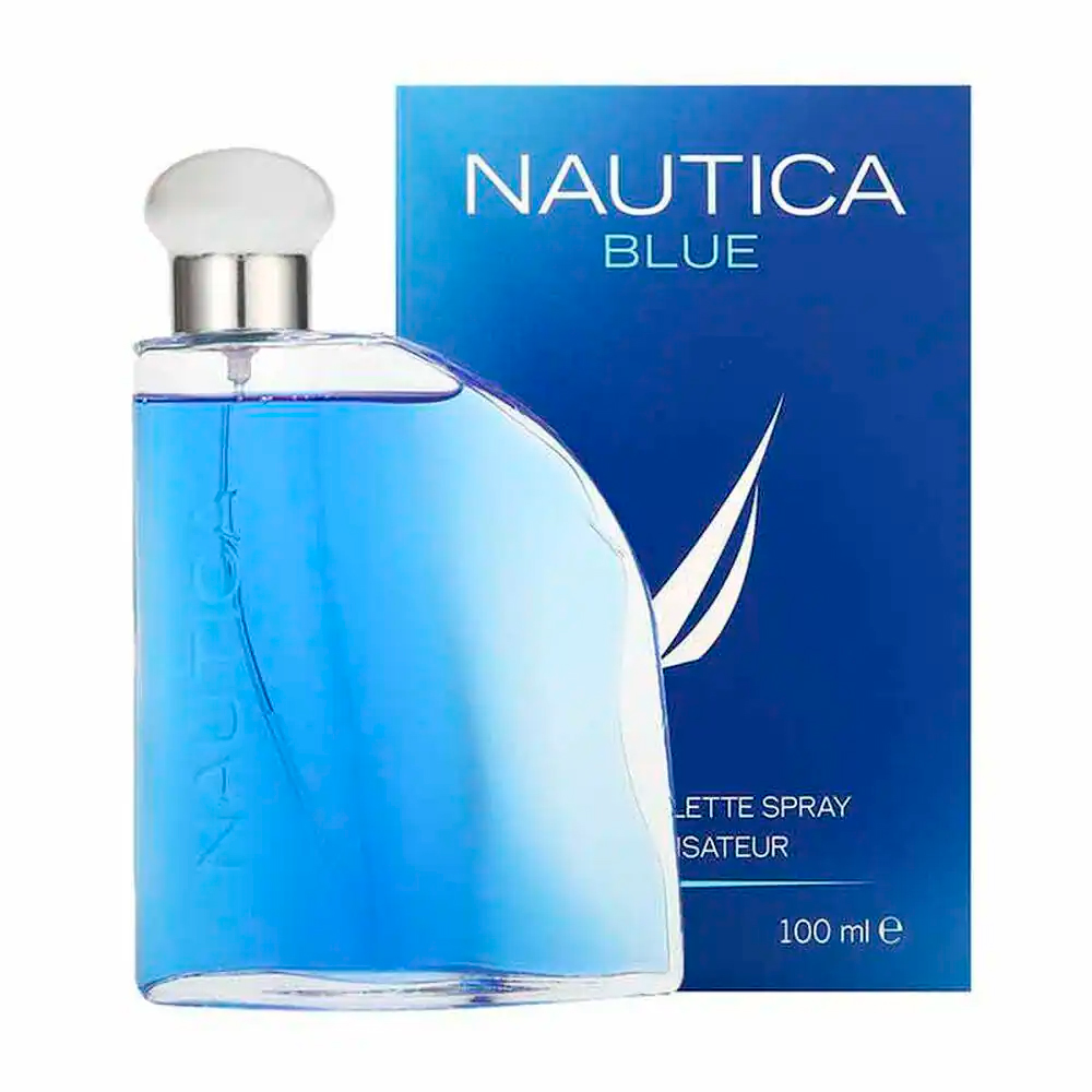 Frasco oficial do perfume NAUTICA BLUE EDT 100ML