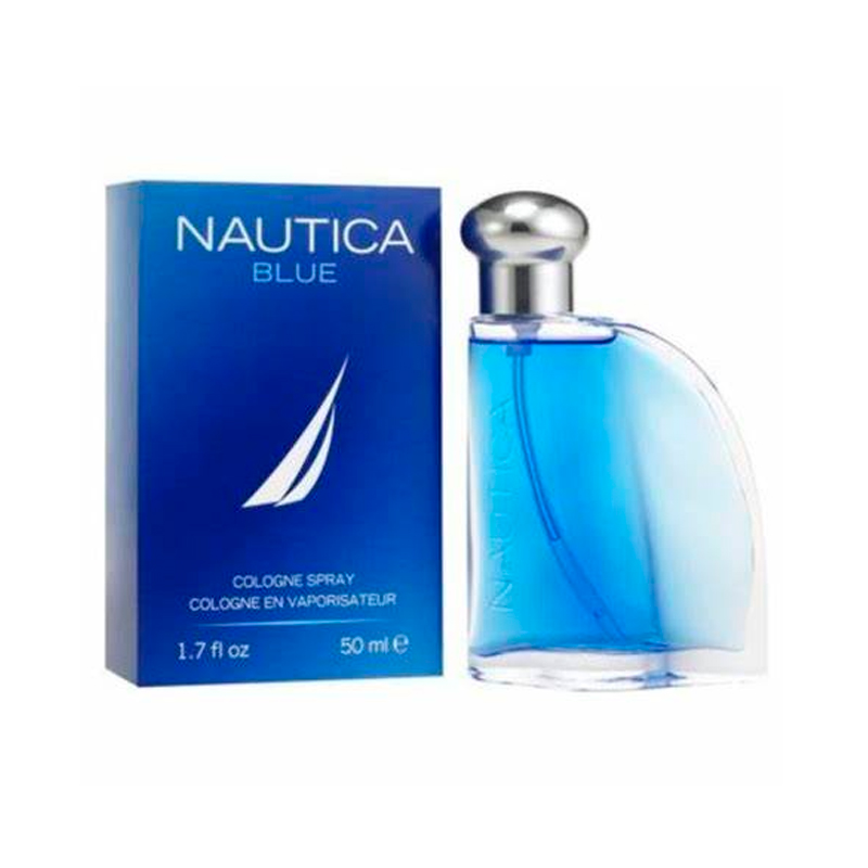 Frasco oficial do perfume NAUTICA BLUE EDT 50ML