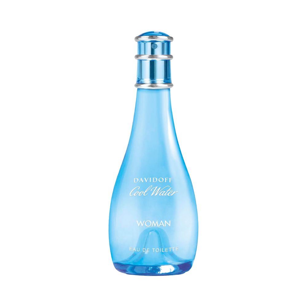 Frasco oficial do perfume DAVIDOFF COOL WATER WOMAN EDT 100ML