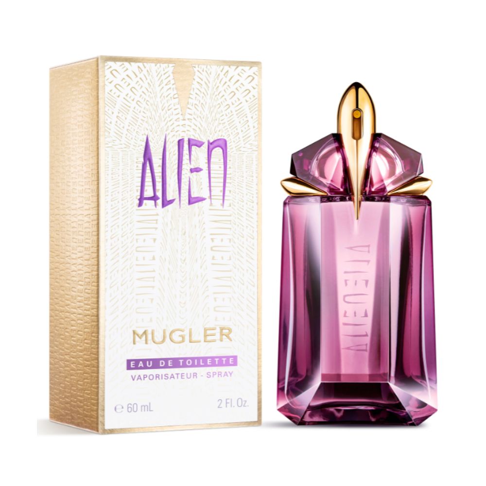 Frasco oficial do perfume MUGLER ALIEN EDT 60ML