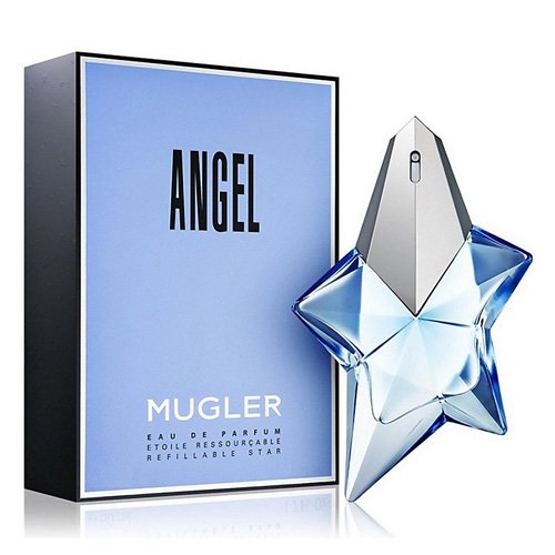 Frasco oficial do perfume MUGLER ANGEL EDP 100ML