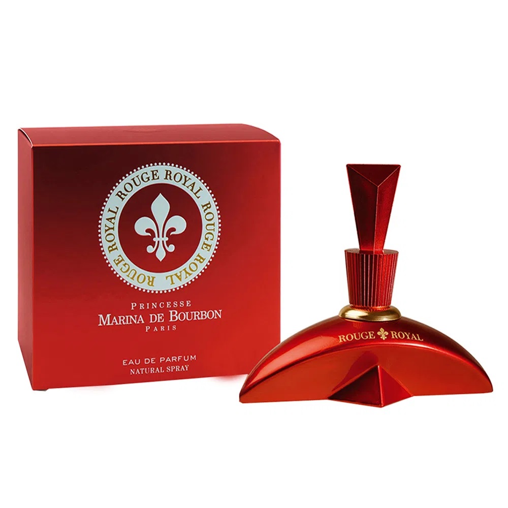 Frasco oficial do perfume MB ROUGE ROYAL POUR FEMME EDP 50ML