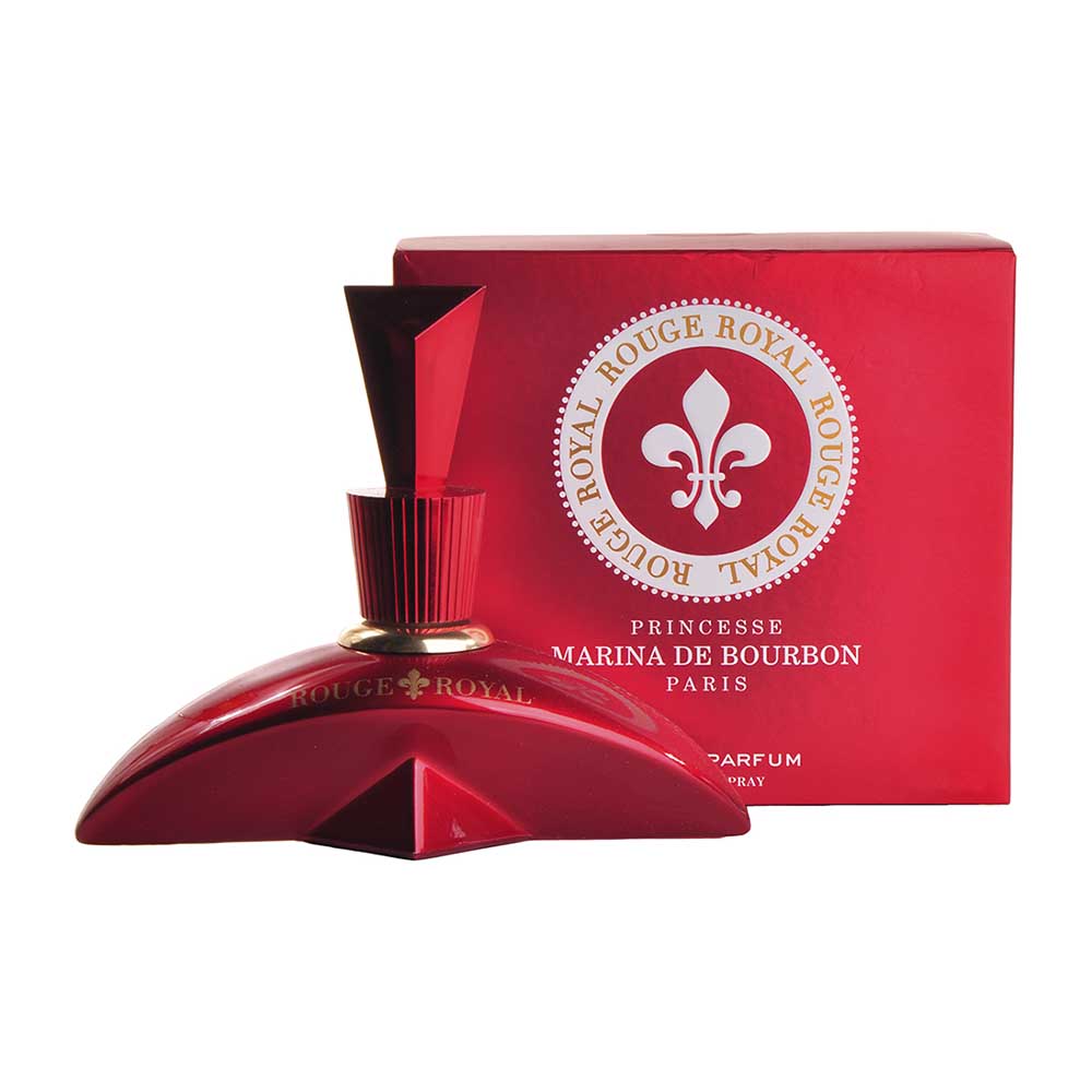 Frasco oficial do perfume MB ROUGE ROYAL POUR FEMME EDP 100ML
