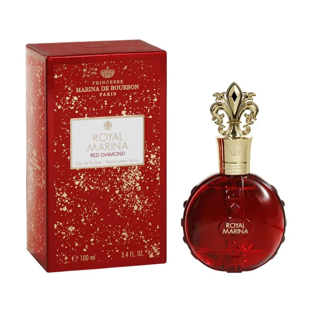 Frasco oficial do perfume MB ROYAL RED DIAMOND EDP 100ML