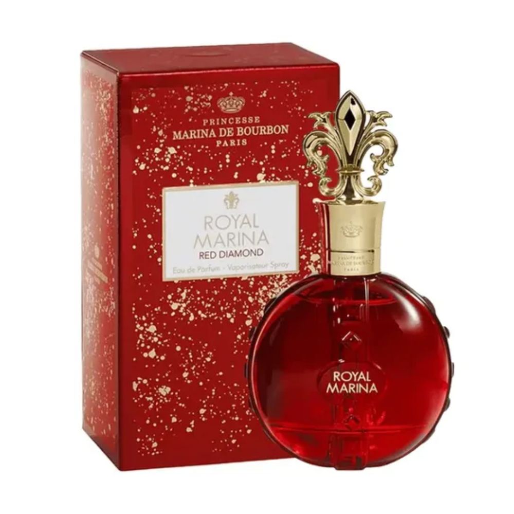 Frasco oficial do perfume MB ROYAL RED DIAMOND EDP 30ML