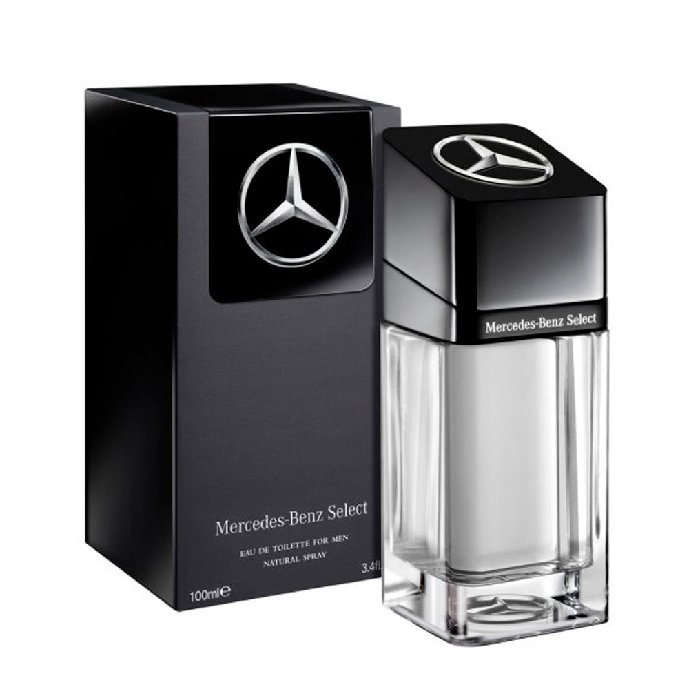 Frasco oficial do perfume MERCEDES BENZ SELECT FOR MEN EDT 100ML