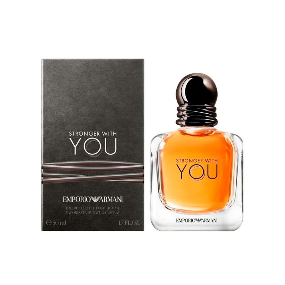 Frasco oficial do perfume GA STRONGER WITH YOU EDT 50ML