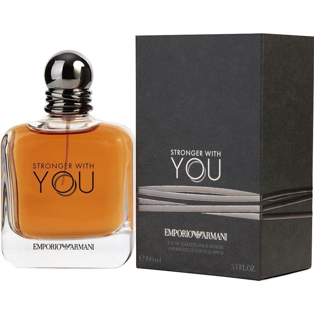 Frasco oficial do perfume GA STRONGER WITH YOU EDT 100ML