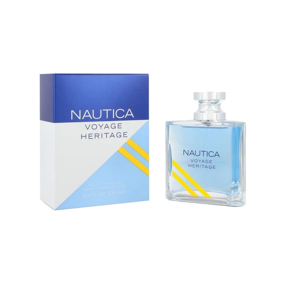 Frasco oficial do perfume NAUTICA VOYAGE HERITAGE EDT 100ML