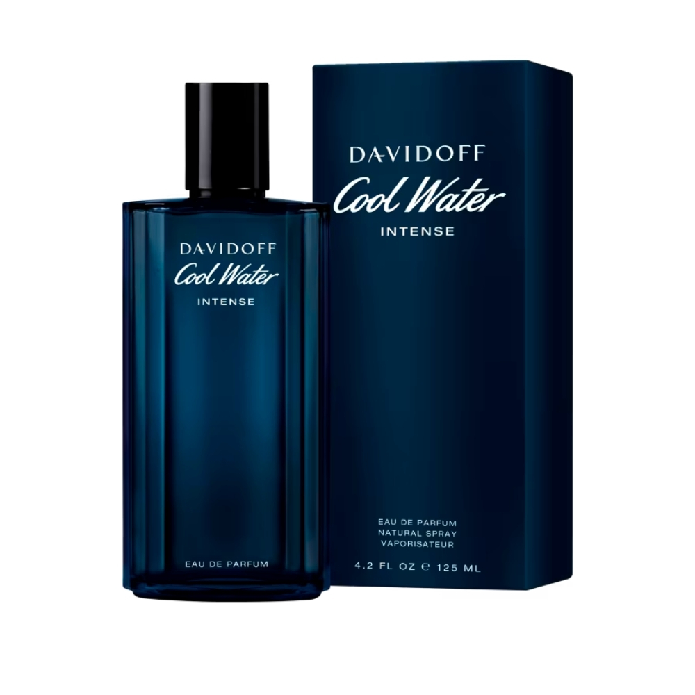 Frasco oficial do perfume DAVIDOFF COOL WATER INTENSE MAN EDP 125ML