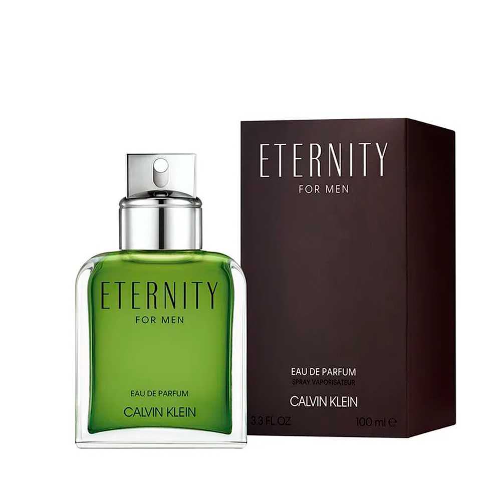 Frasco oficial do perfume CK ETERNITY FOR MEN EDP 100ML