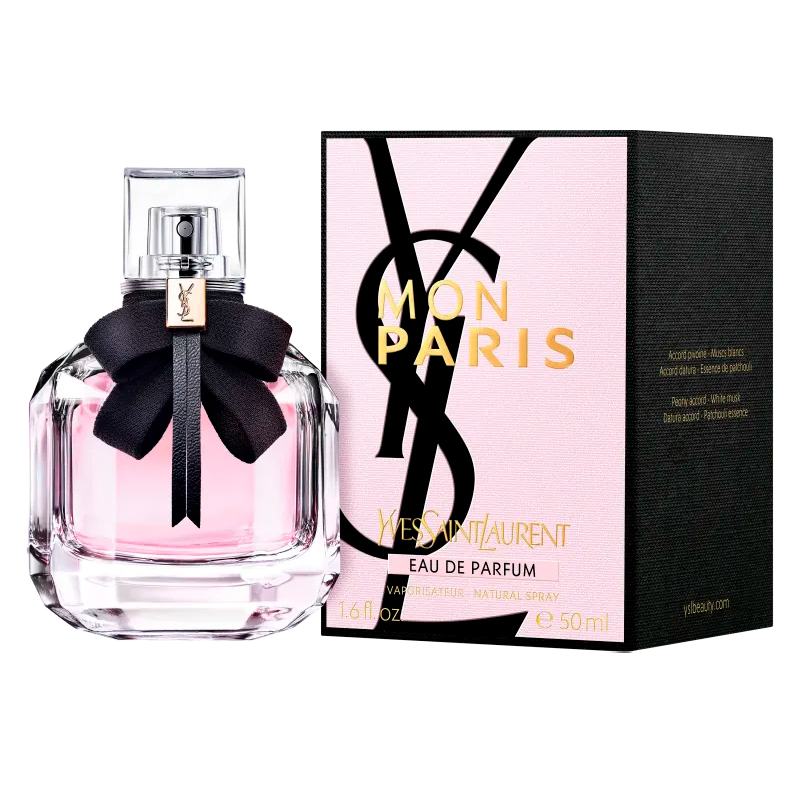 Frasco oficial do perfume YSL MON PARIS WOMAN EDP 50ML
