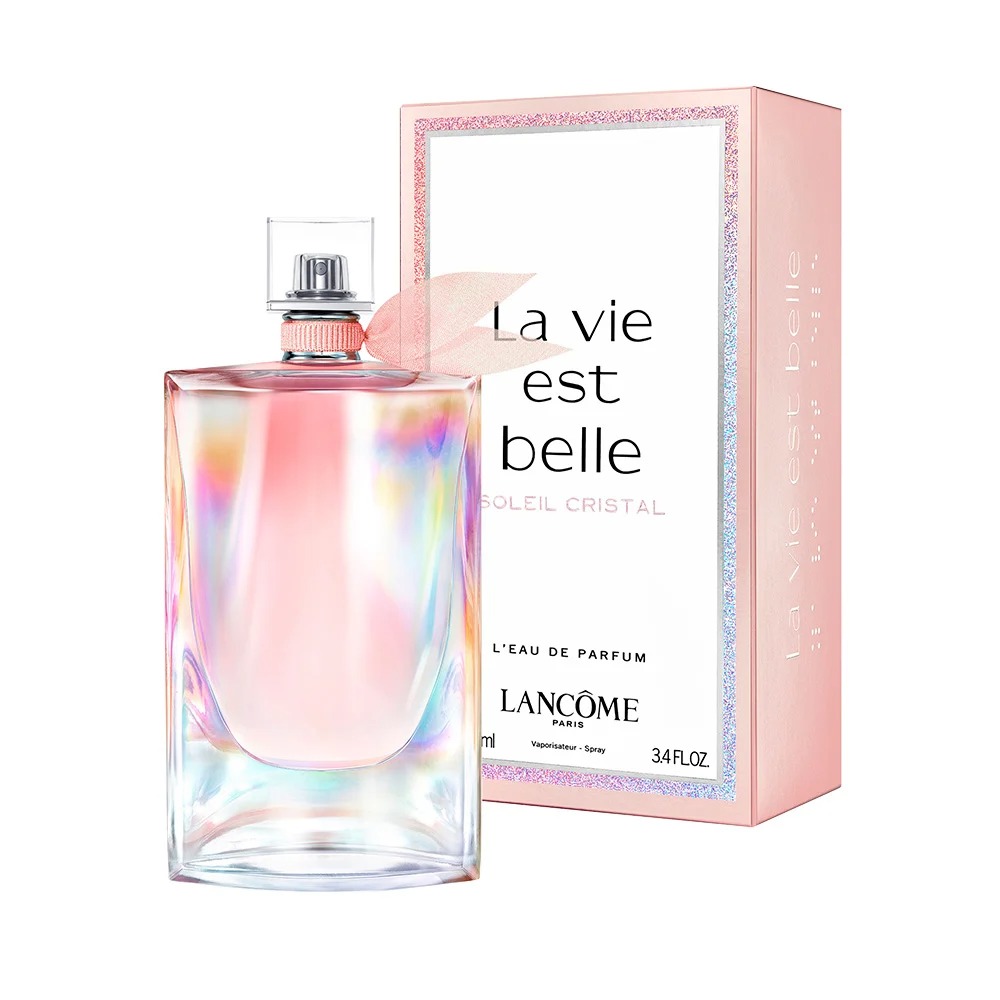 Frasco oficial do perfume *LA VIE EST BELLE L EAU DE SOLEIL CRISTAL EDP 100ML