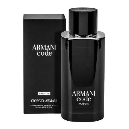 Frasco oficial do perfume GA ARMANI CODE MAN PARFUM 125ML