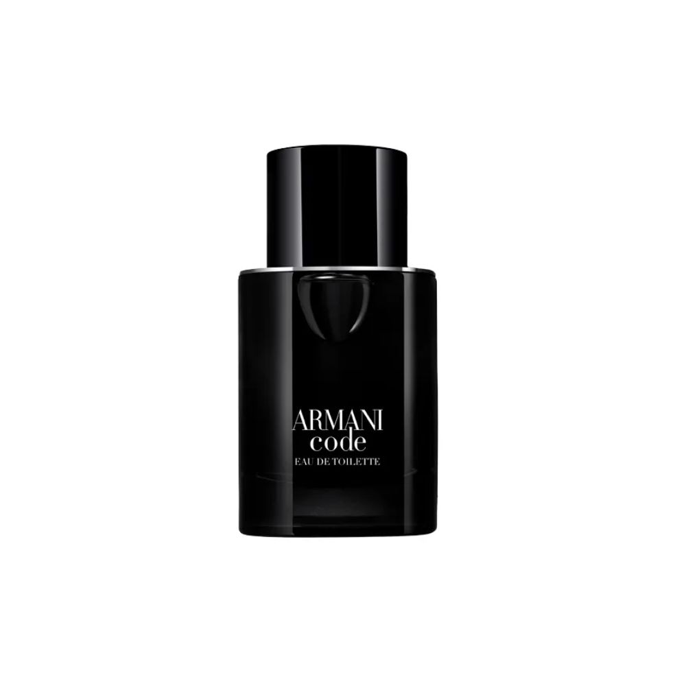 Frasco oficial do perfume GA ARMANI CODE HOMME REFILLABLE EDP 50ML