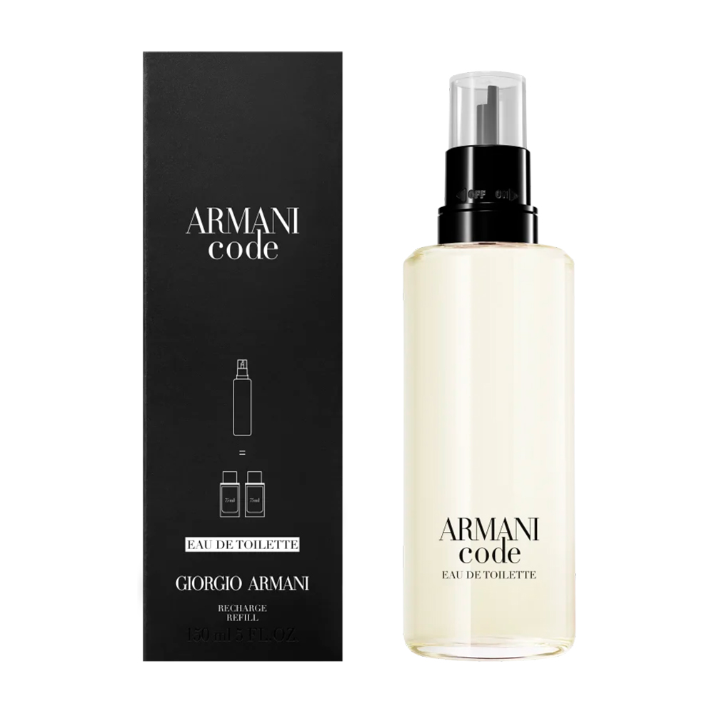 Frasco oficial do perfume GA ARMANI NEW CODE REFILL 150ML