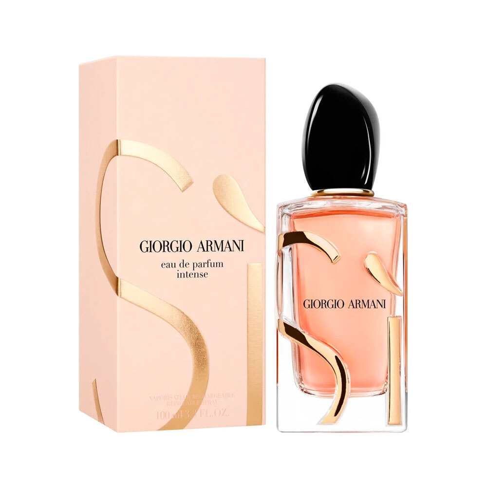 Frasco oficial do perfume GA SI INTENSE REFILLABLE EDP 100ML