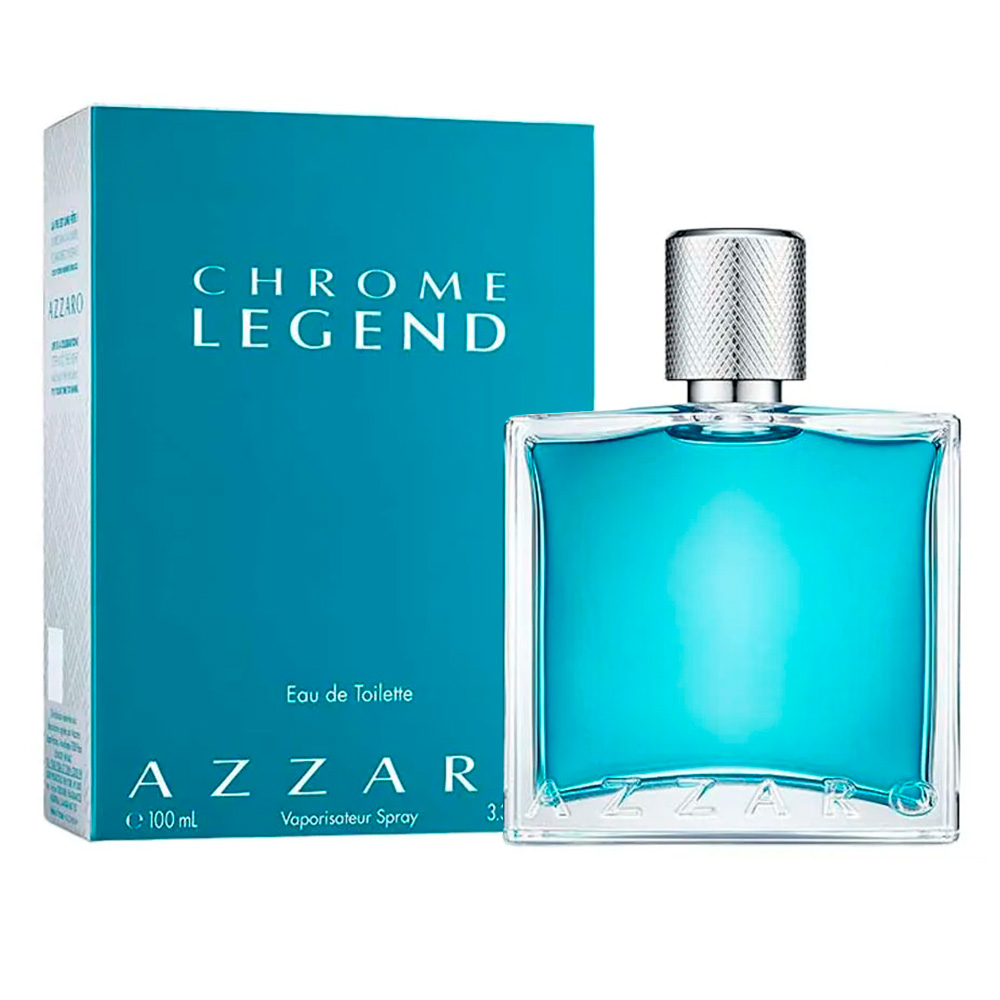 Frasco oficial do perfume AZZARO CHROME LEGEND EDT 100ML
