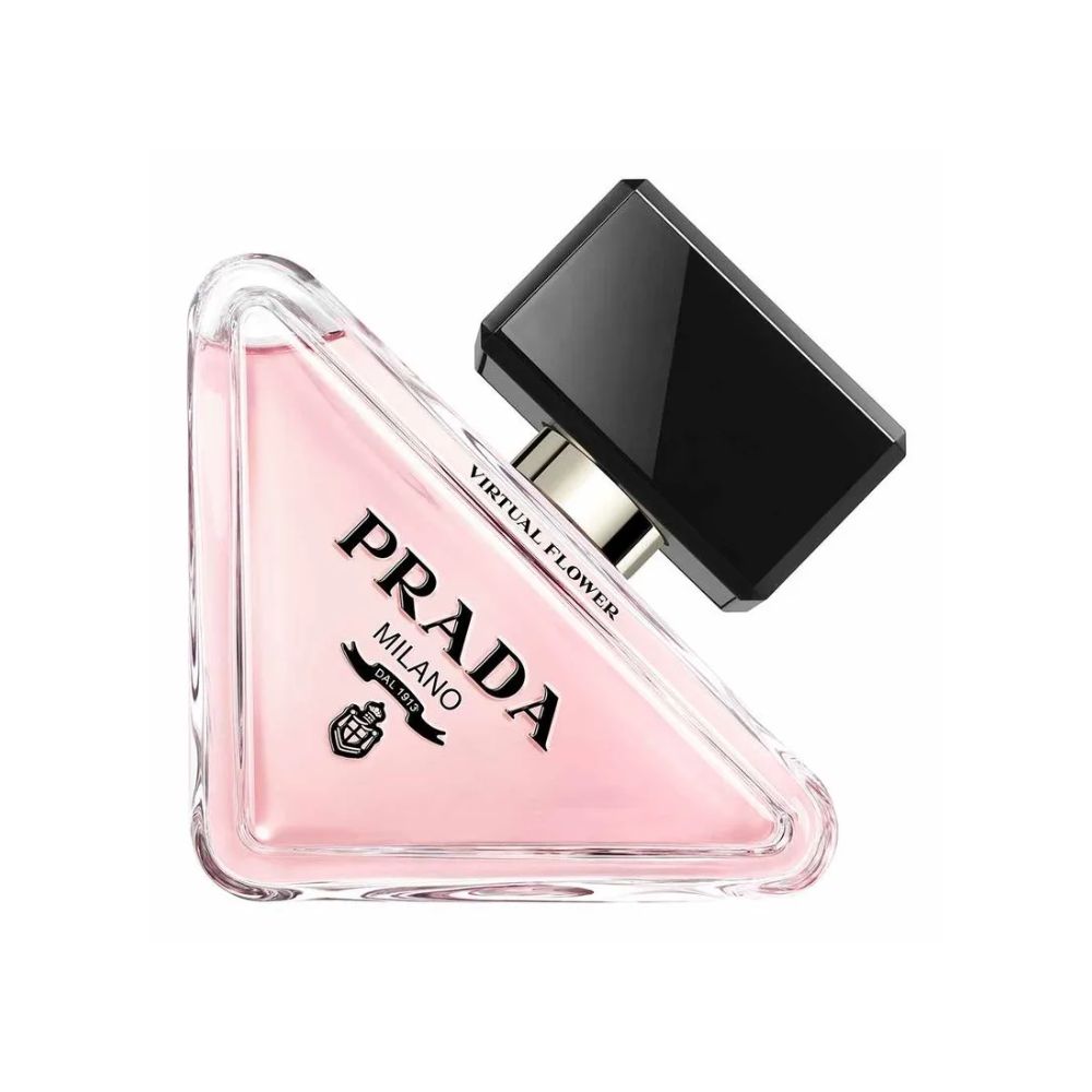 Frasco oficial do perfume PRADA PARADOXE VIRTUAL FLOWER EDP 50ML