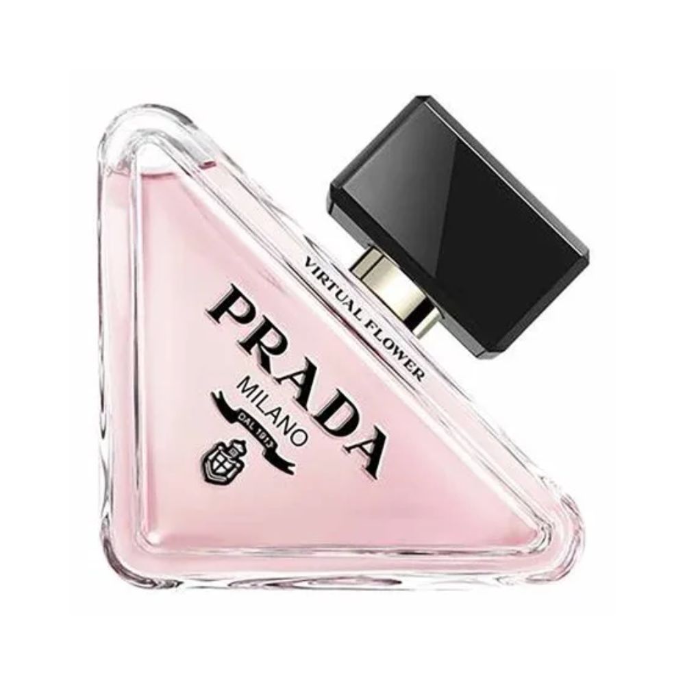 Frasco oficial do perfume PRADA PARADOXE VIRTUAL FLOWER EDP 90ML