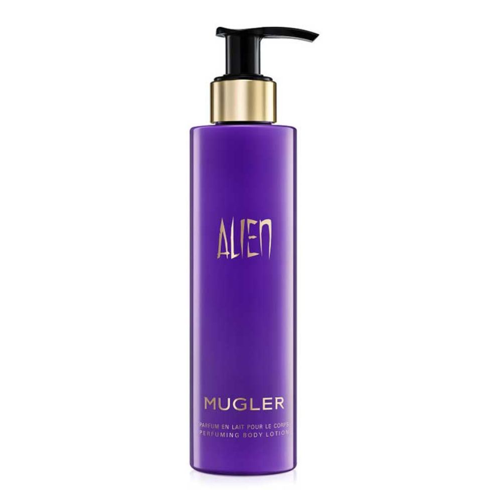 Frasco oficial do perfume MUGLER ALIEN BODY LOTION 200ML
