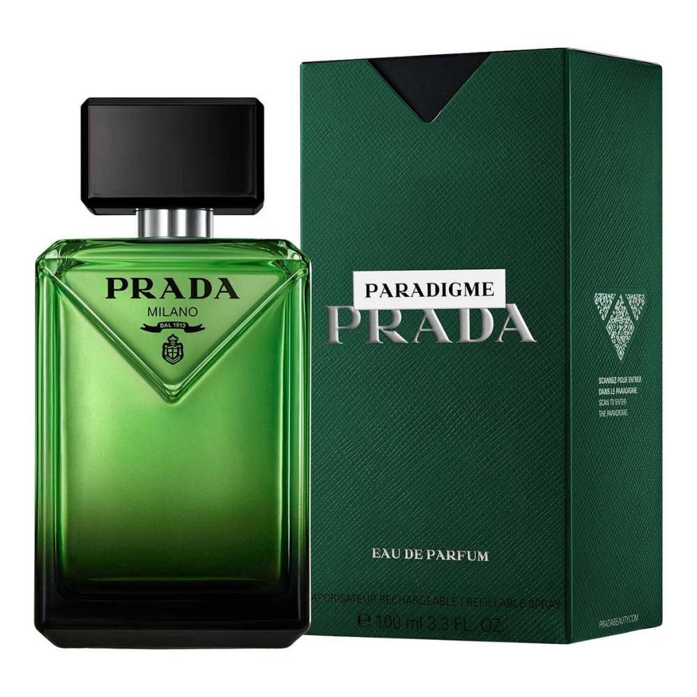 Frasco oficial do perfume PRADA PARADIGME EDP 100ML