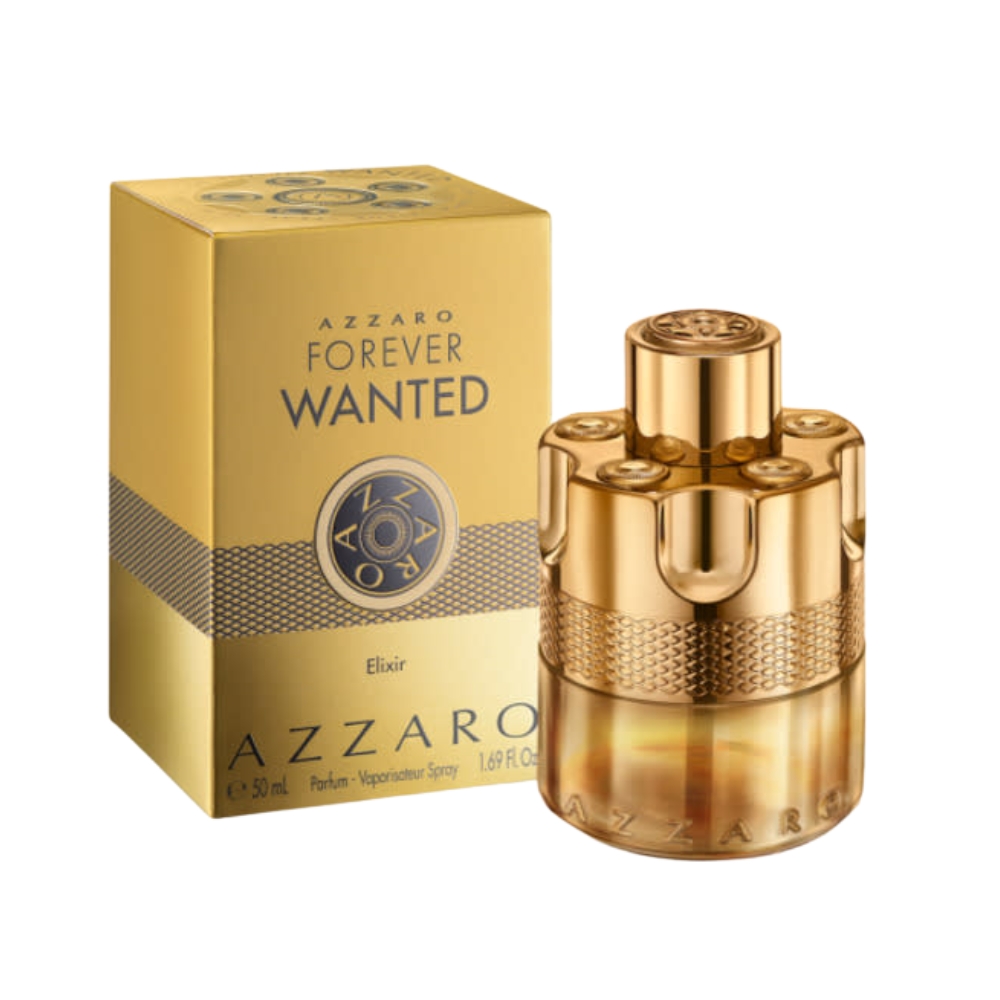 Frasco oficial do perfume AZZARO FOREVER WANTED ELIXIR 50ML