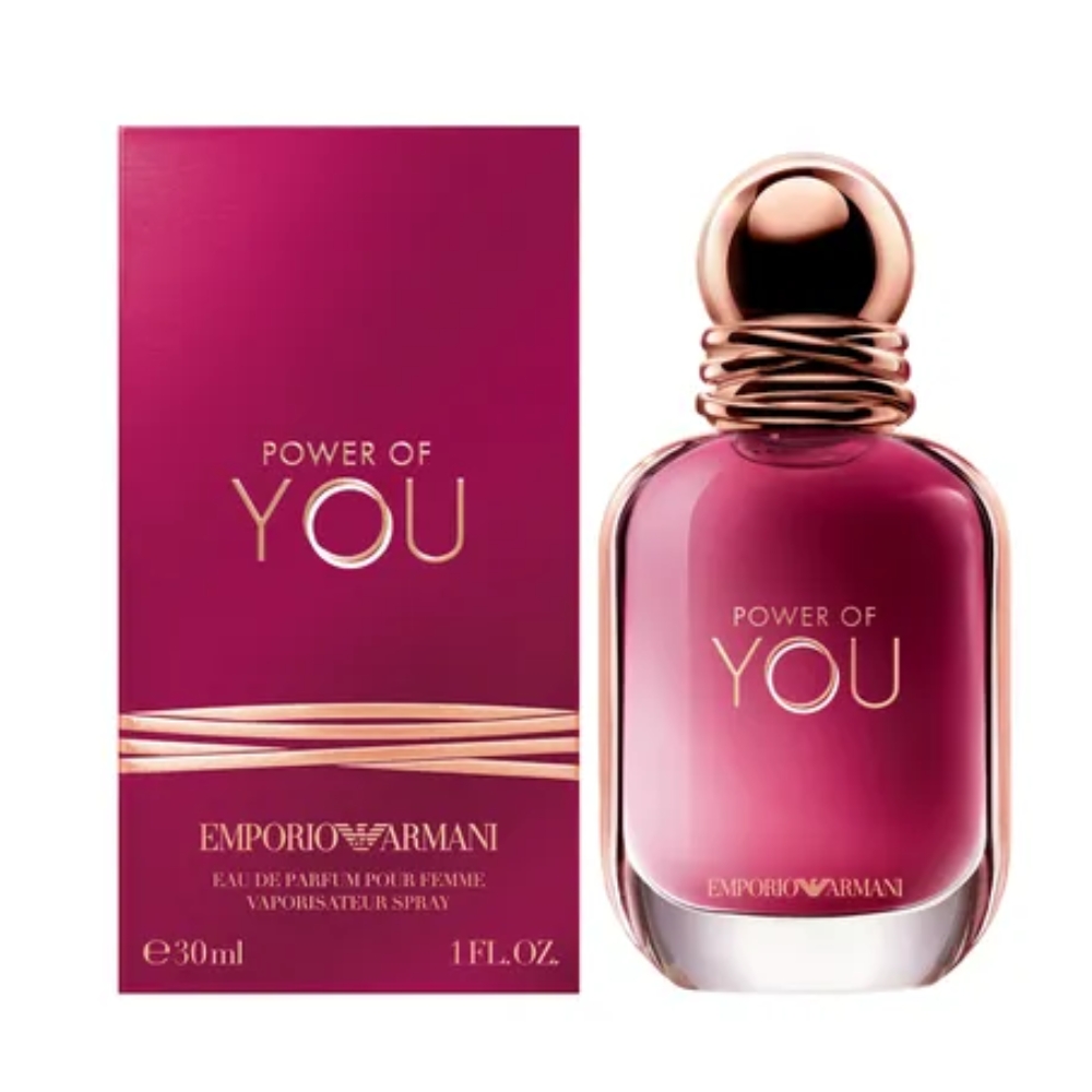 Frasco oficial do perfume GA POWER OF YOU EDP 30ML