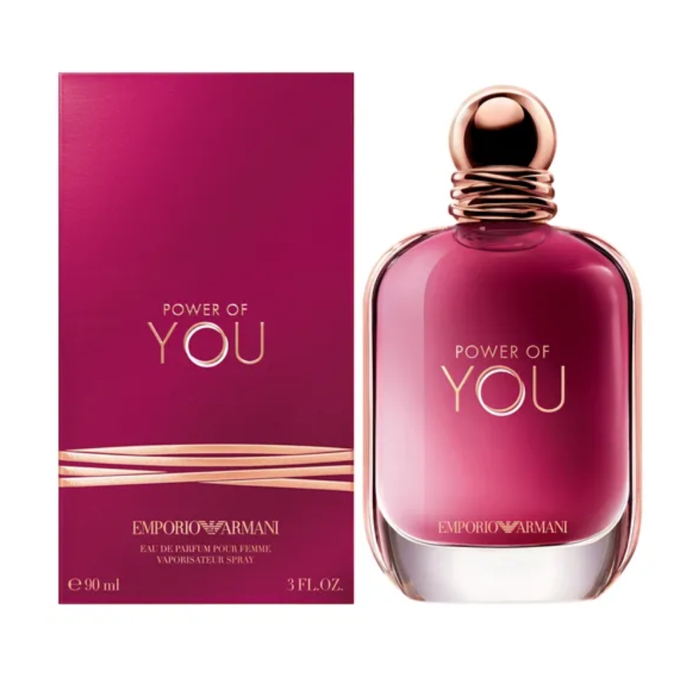 Frasco oficial do perfume GA POWER OF YOU EDP 90ML