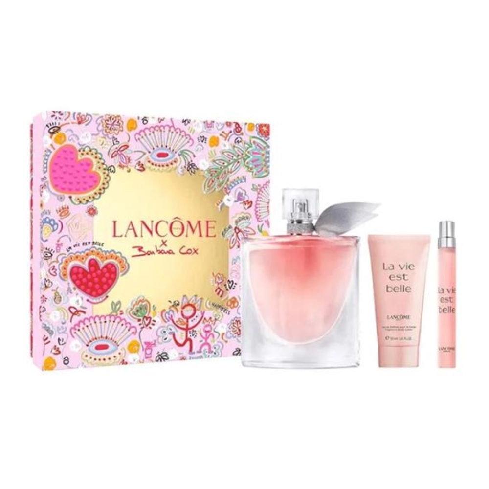 Frasco oficial do perfume COFFRET LA VIE EST BELLE EDP 100ML+EDP 10ML+BL 50ML