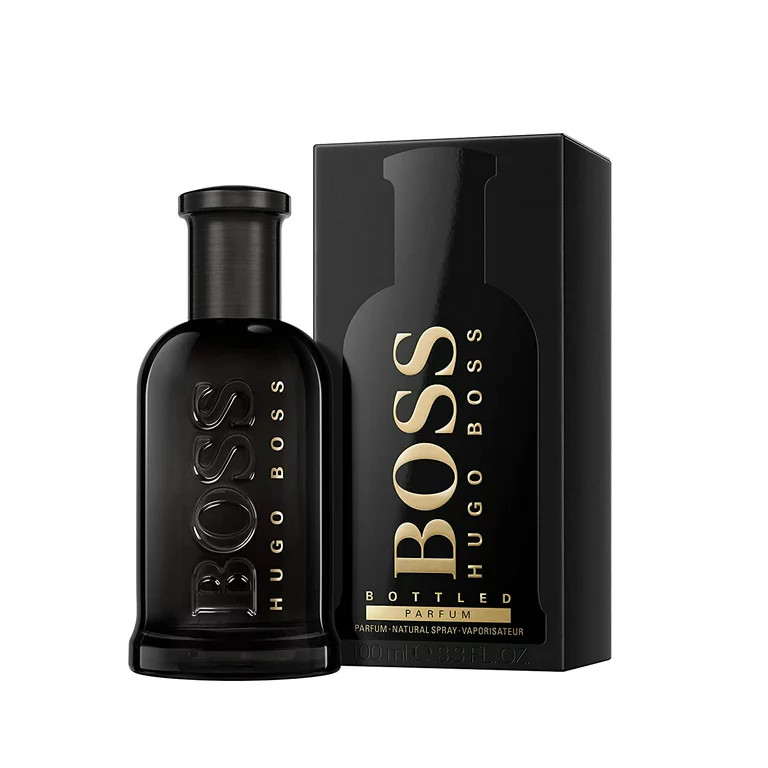 Frasco oficial do perfume HB BOSS BOTTLED PARFUM 100ML