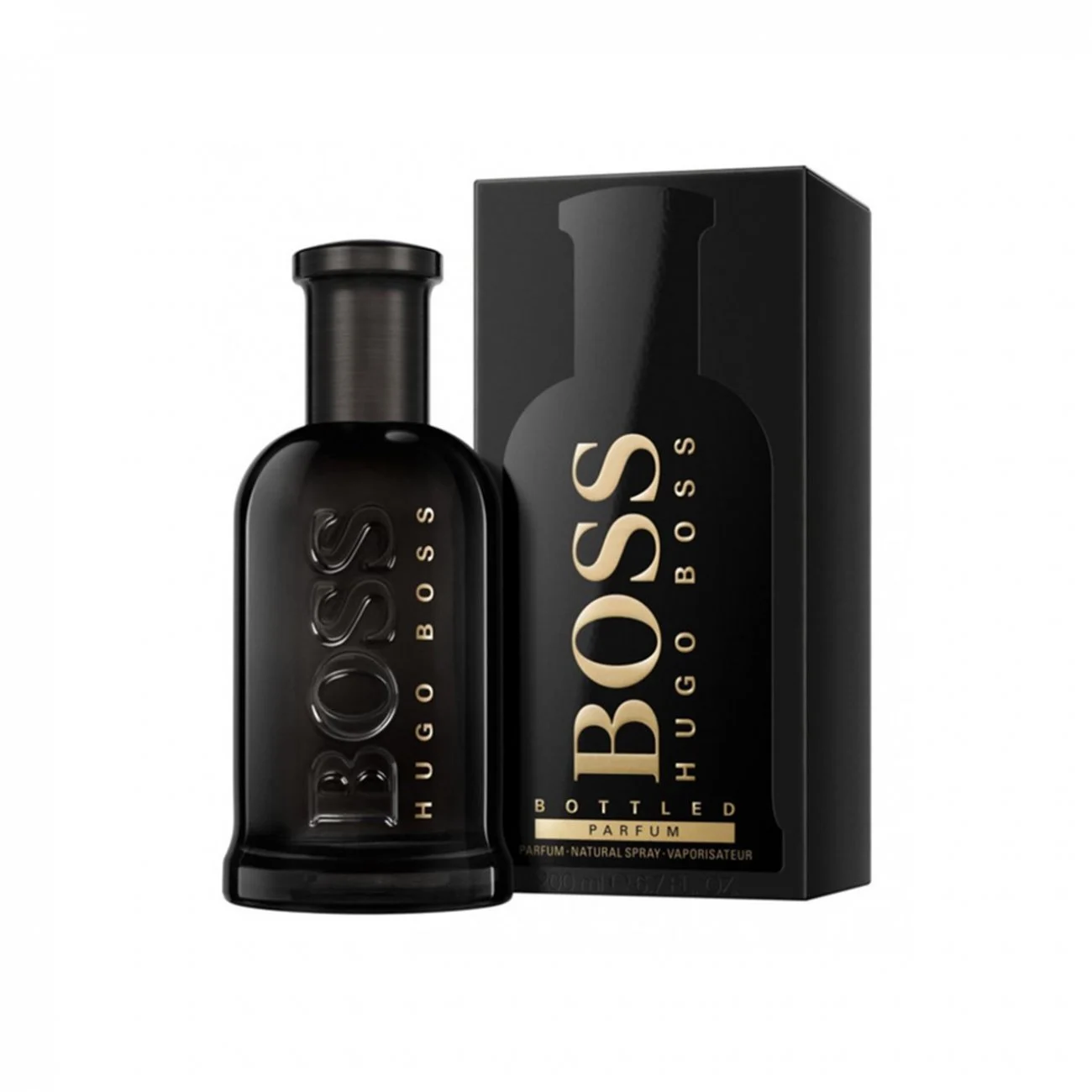 Frasco oficial do perfume HB BOSS BOTTLED PARFUM 200ML
