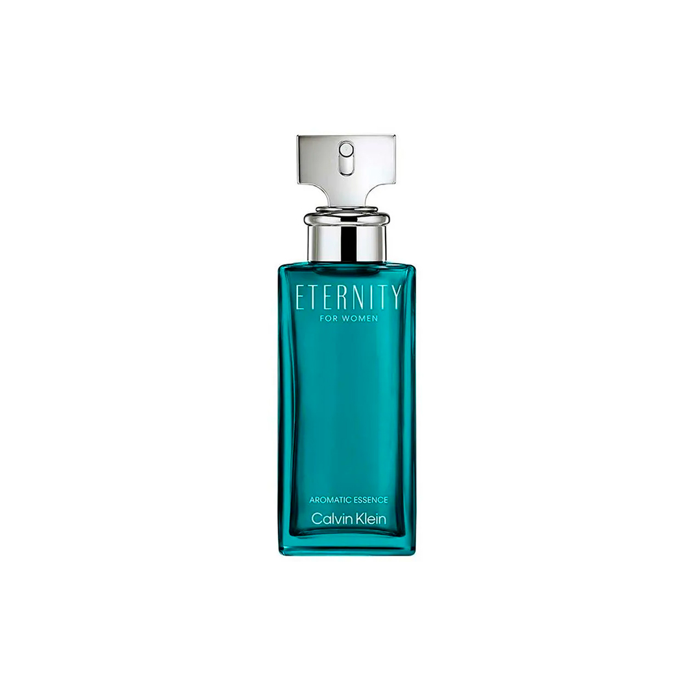 Frasco oficial do perfume CK ETERNITY WOMAN AROMATIC ESSENCE EDP 50ML