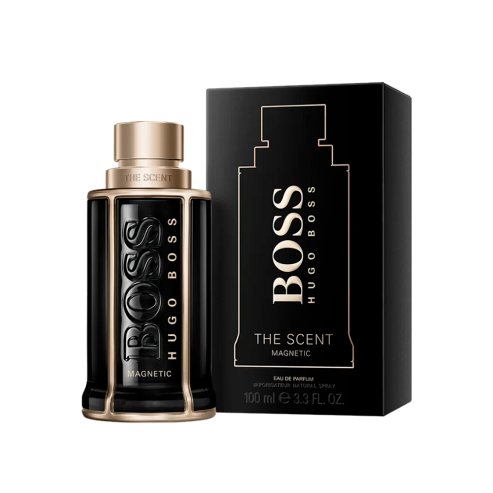 Frasco oficial do perfume HB BOSS THE SCENT MAGNETIC FOR MEN EDP 50ML