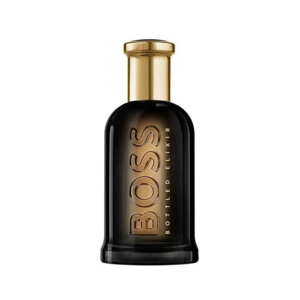 Frasco oficial do perfume HB BOSS BOTTLED ELIXIR PARFUM 100ML