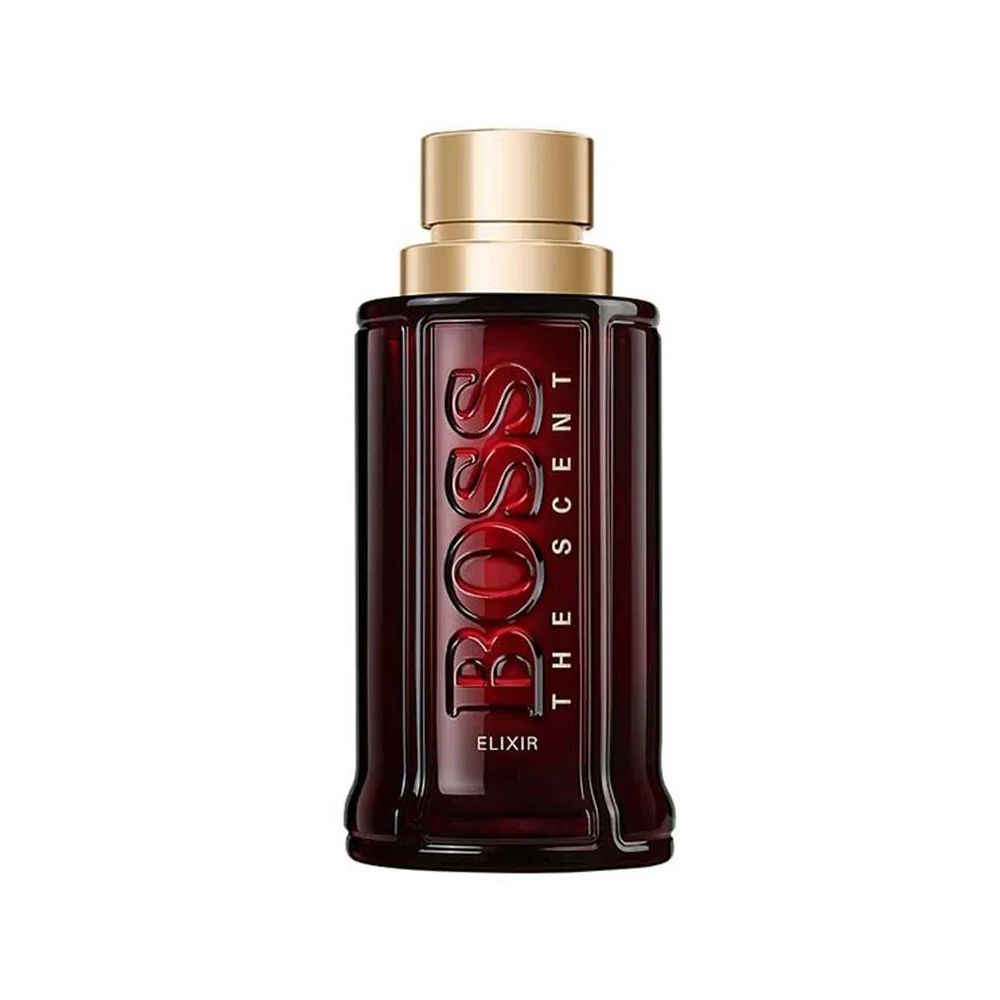 Frasco oficial do perfume HB BOSS THE SCENT ELIXIR FOR HIM EDP 100ML
