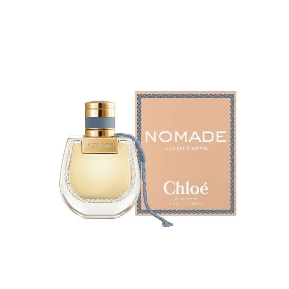 Frasco oficial do perfume CHLOE NOMADE LUMIERE D EGYPTE EDP 50ML