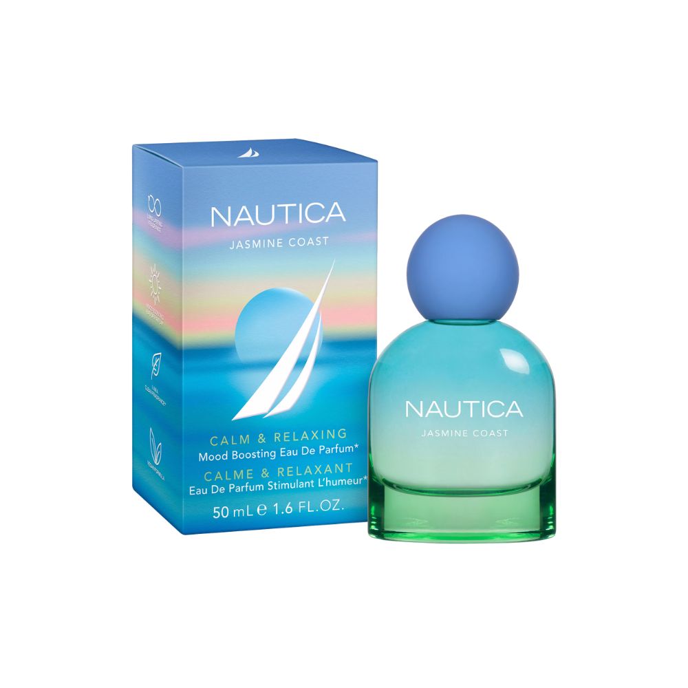 Frasco oficial do perfume NAUTICA JASMINE COAST EDP 50ML