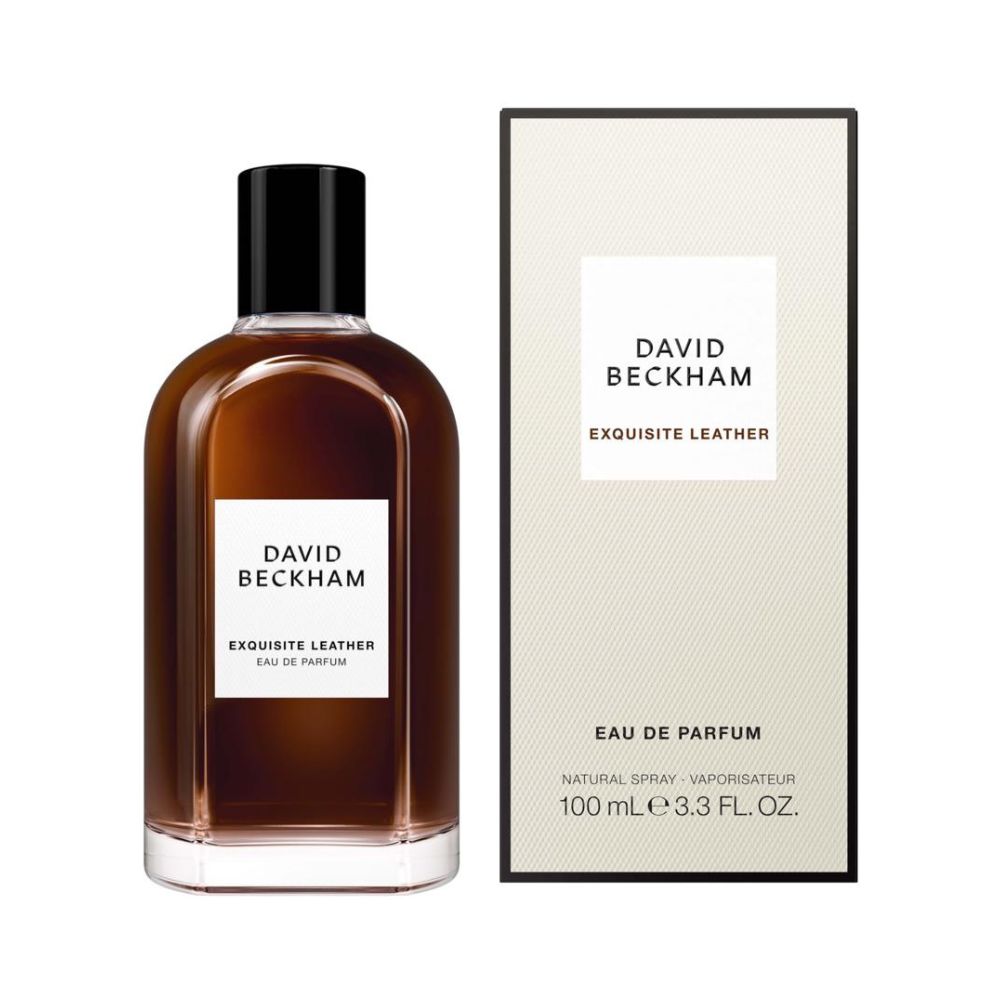 Frasco oficial do perfume DAVID BECKHAM EXQUISITE LEATHER EDP 100ML