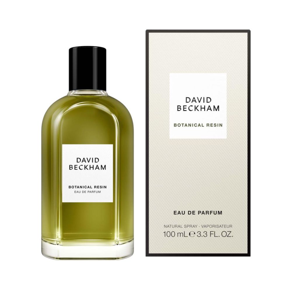 Frasco oficial do perfume DAVID BECKHAM BOTANICAL RESIN EDP 100ML