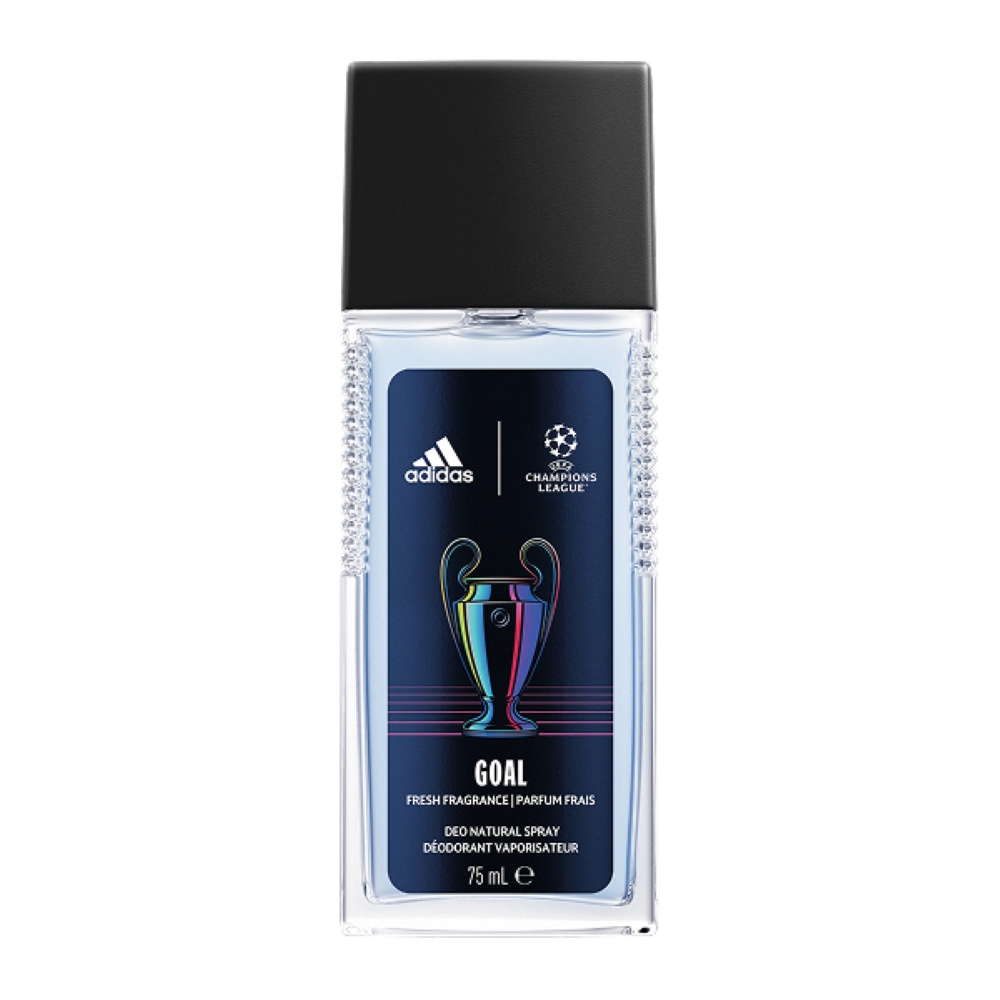 Frasco oficial do perfume ADIDAS UEFA11 GOAL DEO 75ML