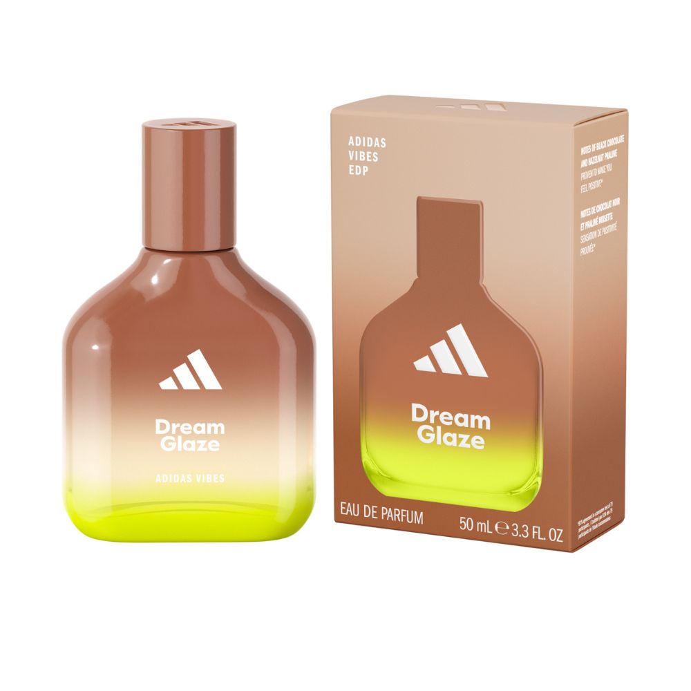 Frasco oficial do perfume ADIDAS VIBES DREAM GLAZE EDP 50ML