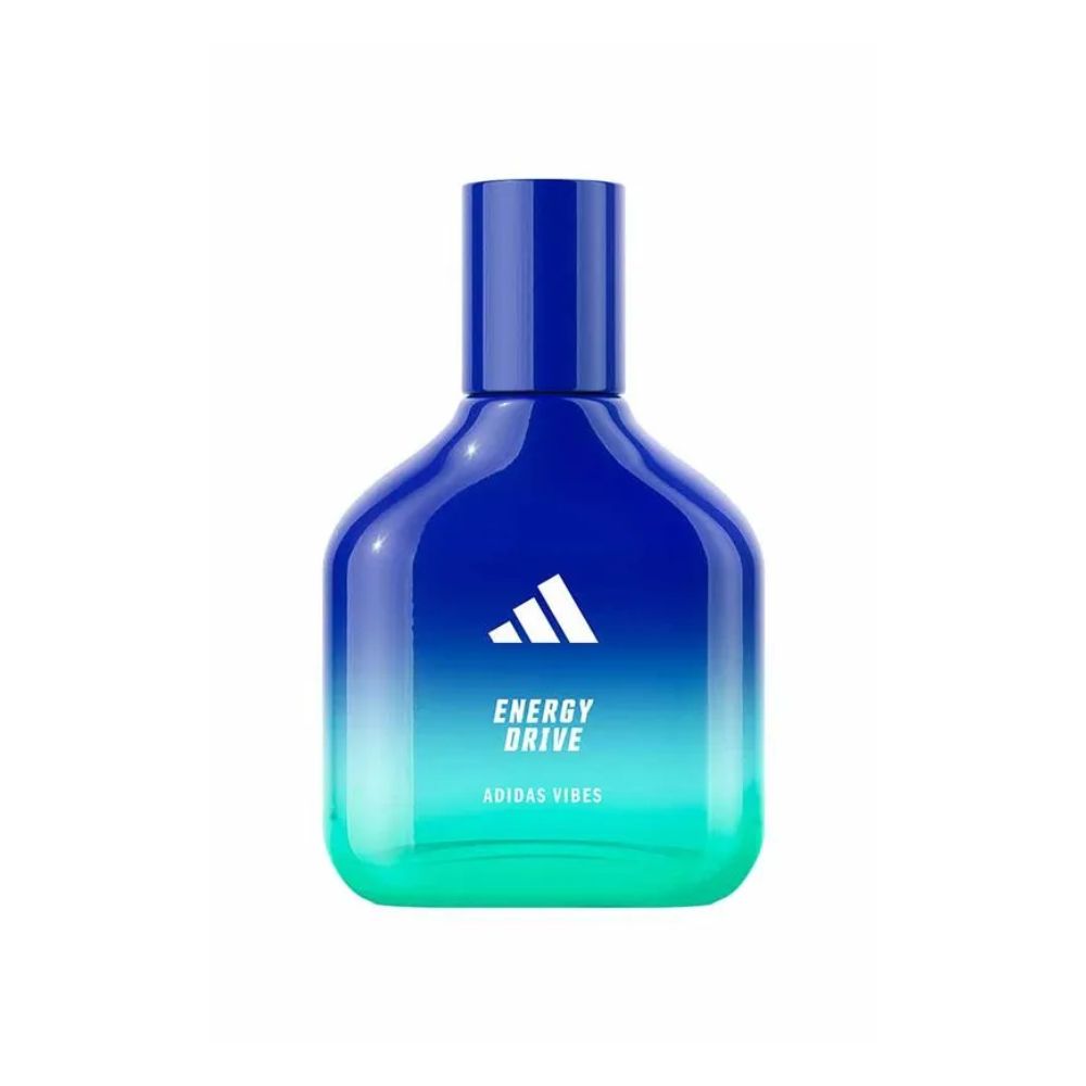 Frasco oficial do perfume ADIDAS VIBES ENERGY DRIVE EDP 50ML