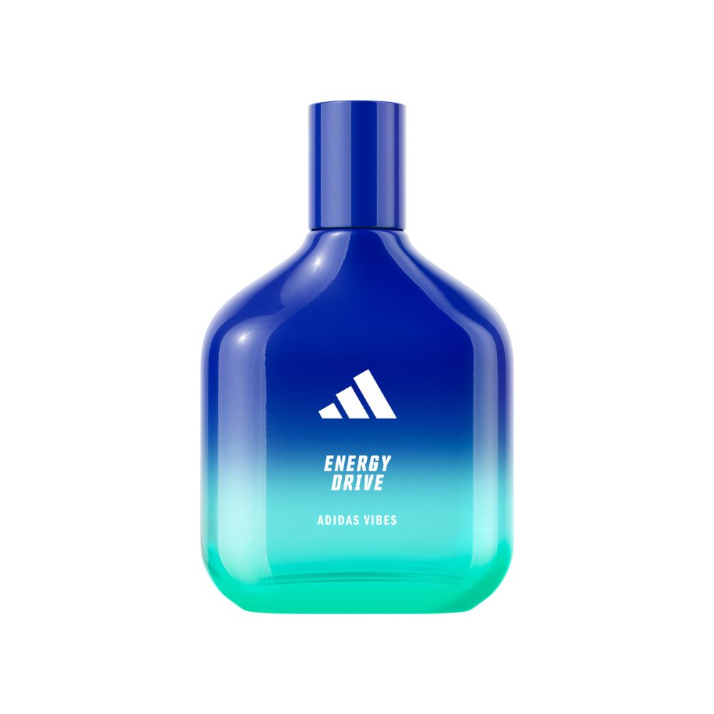 Frasco oficial do perfume ADIDAS VIBES ENERGY DRIVE EDP 100ML