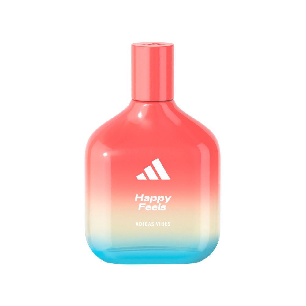 Frasco oficial do perfume ADIDAS VIBES HAPPY FEELS EDP 100ML