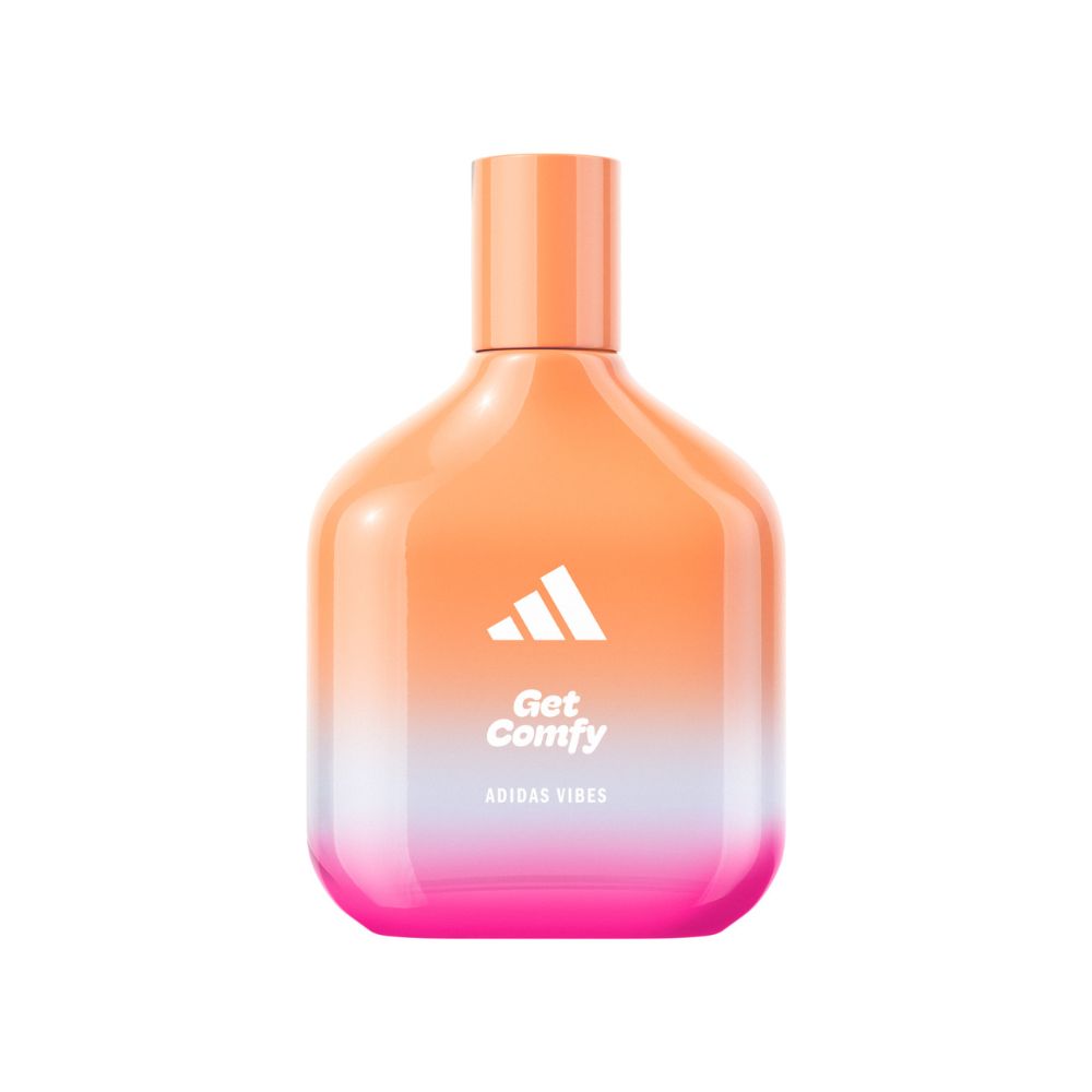Frasco oficial do perfume ADIDAS VIBES GET COMFY EDP 100ML