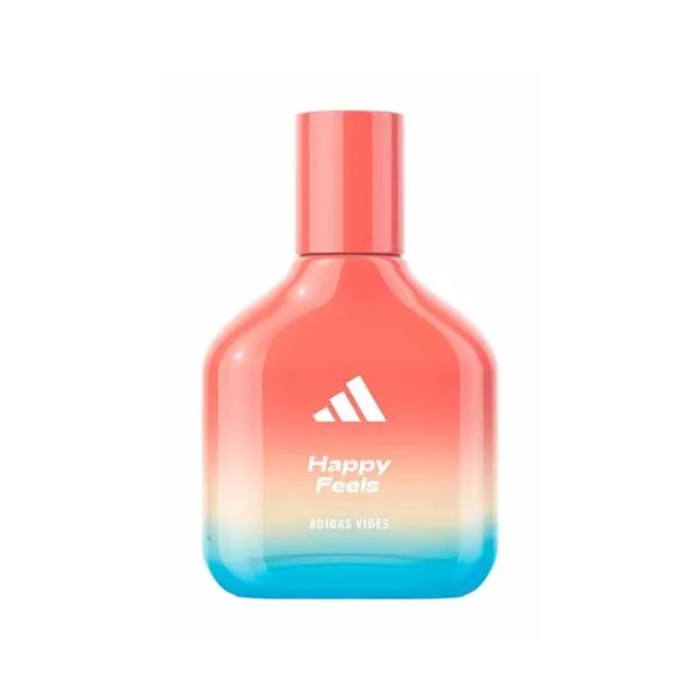 Frasco oficial do perfume ADIDAS VIBES HAPPY FEELS EDP 50ML